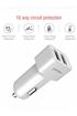 Pebble Pcc23 2 Usb Car Charger With Usb Cable